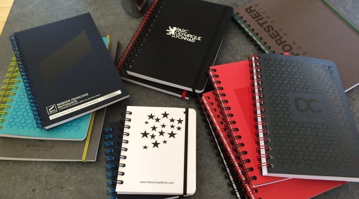 grand cahier personnalisable, le top des cahiers The Concept Book